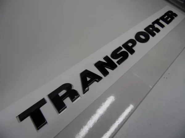VW Transporter T4 T5 T5.1 T6 T6.1 Rear Door Badge Emblem Letters Gloss Black