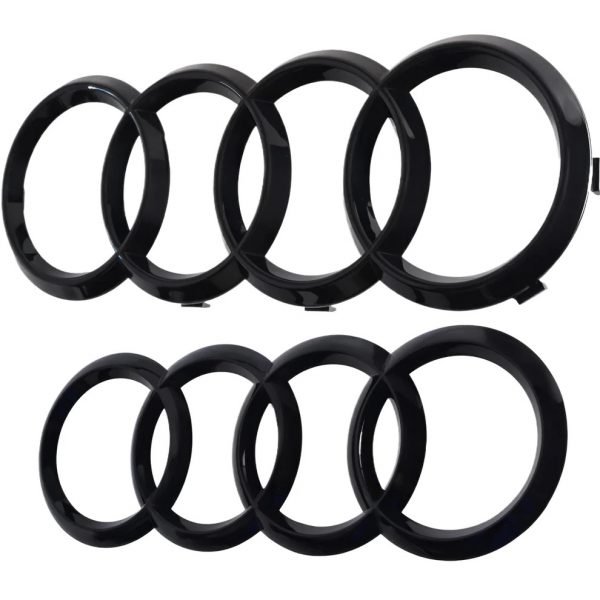 Audi Emblem Set | Gloss Black